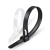 Loose Loose Buckle Nylon Cable Tie Repeated Use Cable Tie Black and White Color Plastic 3.6*150 Buckle Fixed