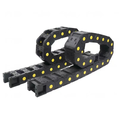 Factory Production Trunking Plastic Towing Chain Protective Cable Bridge Type Fully Enclosed Machine Tool Accessories Enhanced Nylon Towing Chain