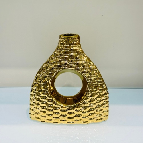 厂家直销现代简约海螺树脂花瓶摆件跨境家居摆件插花精致手工装饰