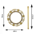 Curtain Decorative Ring Curtain Ring Curtain Ring Strap Plug Ring Featured Home Soft Decoration