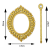 Curtain Decorative Ring Curtain Ring Curtain Ring Strap Plug Ring Featured Home Soft Decoration