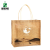 Jute Cloth Bag Custom Logo Blank Portable Shopping Linen Bag Custom Advertising Gift Linen Tableware Bag