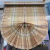 New Chinese Style Fan-Shaped Lifting Roman Curtains Roll-up Soft Gauze Shutter Louver Curtain Sunshading Punch-Free