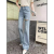 Korean Style Casual Women's Jeans Waist Thin Spring and Summer Lyocell Denim Micro-Pull Skin-Friendly Slimming Women's Denim Summer Pants