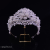 2023 European and American Luxury High-End Atmospheric Rhinestone Crown Elegant Princess Crown Shadow Bridal Headdress