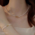 Women's French-Style Sier Pearl Nece Bracelet Light Luxury Minority Nece Bracelet