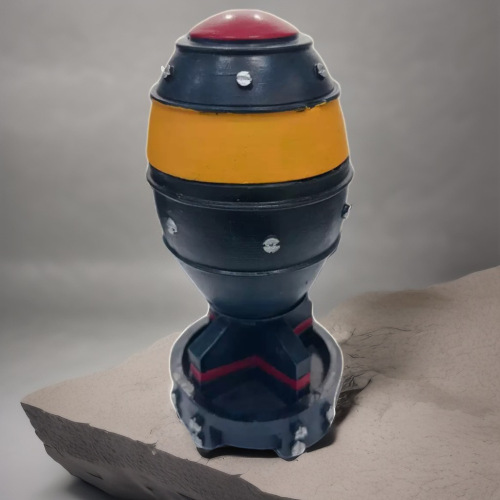 cross-border creative missile shape storage organizer home decoration military fans collection resin statue crafts ornaments