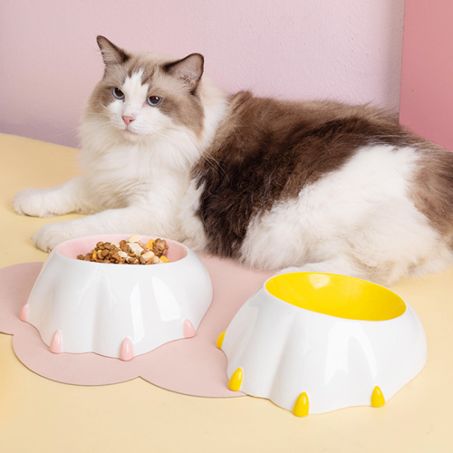 cross-border creative cartoon porcein  bowl inclined  food basin dog basin dog bowl  food bowl pet bowl pet supplies