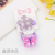 New Spring Pink Sweet Butterfly Flower Children's Hairpin Baby Hairpin Side Clip Bangs Clip Hair Ring Set Wholesale