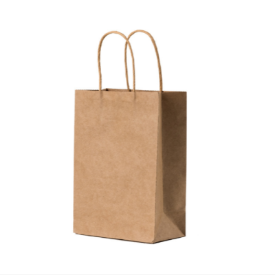 Production Color Portable Gift Bag Clothing Shopping Bag Takeaway Packing Bag Window Bota Bag Kraft Paper Bag Printed Logo