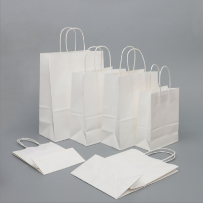 Kraft Paper Bag Take-out Milk Tea Handbag Gift Shopping Baking Advertising Paper Bag Spot Portable Paper Bag