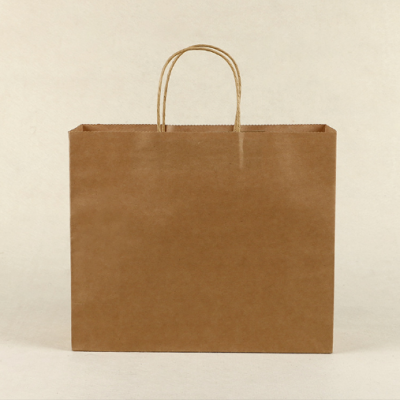 Factory Production Kraft Paper Portable Paper Bag Gift Portable Paper Bag Clothing Shopping Bag Printed Logo