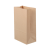 Thickened Square Bottom Yellow Kraft Food Paper Bag Oil-Proof Dried Fruit Bread Packaging Paper Bag Takeaway Packaging Bag Spot