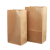Environmental Protection Square Bottom Kraft Paper Bag-Way Disposable Snack Bread Breakfast Baking Takeaway Packing Bag Outer Packaging