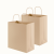 Factory Customized Square Paper Bag Clothing Shopping Tote Bag High-End Gift Bag Supermarket Market Packaging Kraft Paper Bag