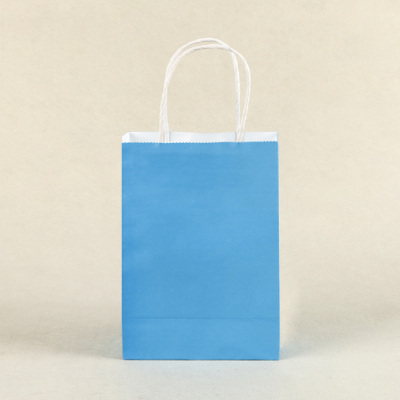 Thick Color Portable Gift Bag Clothing Shopping Bag Takeaway Packing Bag Window Bota Bag Kraft Paper Bag Printed Logo