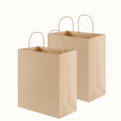 Supply Kraft Paper Bag New Handbag Clothing Gift Bag Printing Logo Environmental Protection Shopping Bag Portable Paper Bag