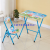 Cartoon Foldable Table and Chair Set Combination Writing Desk Study Table Simple Set Wholesale
