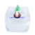 Folding Water Bag PVC Square Outdoor Emergency Disaster Relief Survival Drinking Water Bottle Picnic Water Intake Bucket