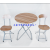 Furniture Folding Table and Chair Folding Table and Chair Set Picnic Folding Table and Chair Stall Portable Table