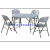 1.2M round Table Portable Simple Dining Table Plastic Large round Table Outdoor Restaurant Table and Chair Folding Table