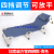Office Lunch Break Chair Recliner Three-Fold Bed Gift Emergency Beach Outdoor Steel Tube Simple Single Folding Bed