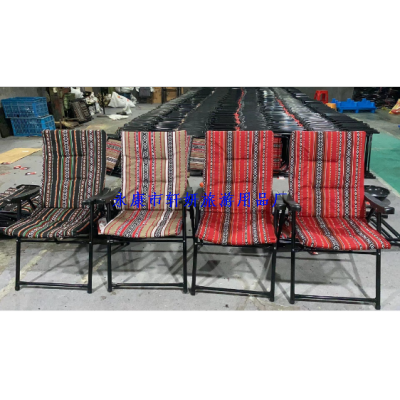 Foreign Trade Exclusive for Saudi Arabian Ethnic Cloth Folding Chair Outdoor Leisure Fishing Chair Indoor Recliner