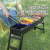 Zibo Barbecue Grill Outdoor Grill Folding Barbecue Grill Kebabs BBQ Drawable Household Charcoal Barbecue Oven