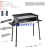 Zibo Barbecue Outdoor Portable Barbecue Grill Household Charcoal Large Stainless Steel Camping Folding Barbecue Oven