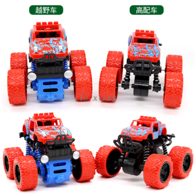 Children's Toys Wholesale Boys Toy Car Boxed Interactive Inertia off-Road Car Stall Cheap Small Toys