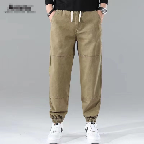 Korean Style Pants Men‘s Trendy Men‘s Clothing Spring and Autumn Fashion Brand Cargo Pants Casual Loose Men‘s Sports Jogger Pants