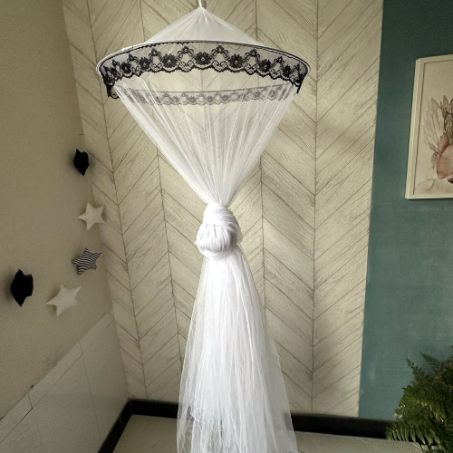 special encryption pure black lace wholesale hanging dome mosquito nets court simple mosquito net ceiling princess mosquito net