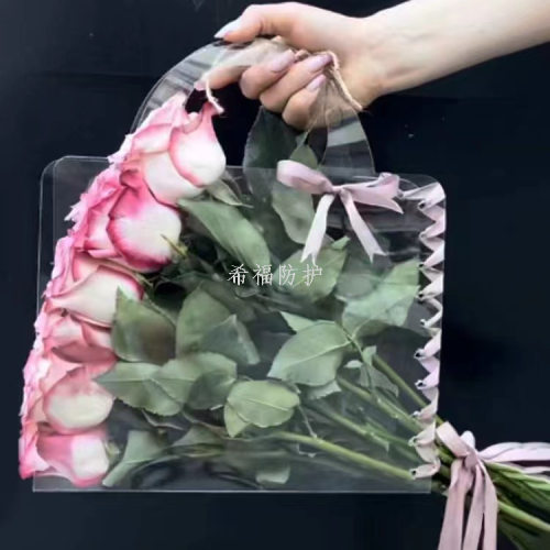 Qixi Bouquet Transparent Packing Bag Gift Flower Bag