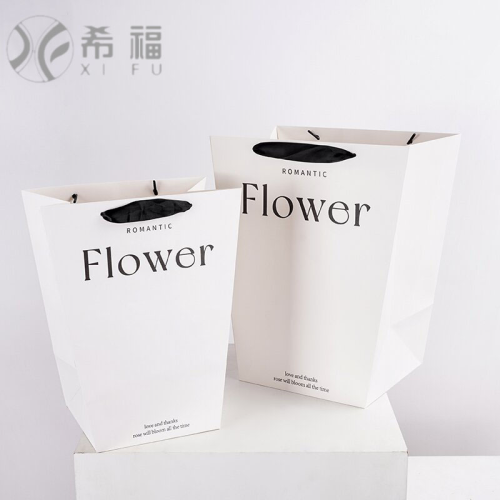 flower tote bag bridal bouquet bundle bag flower trapezoid tote bag gift bag flower bundle bag xifu