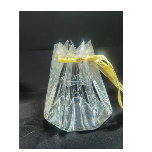 transparent pet folding vase small and easy to carry folding fish tank