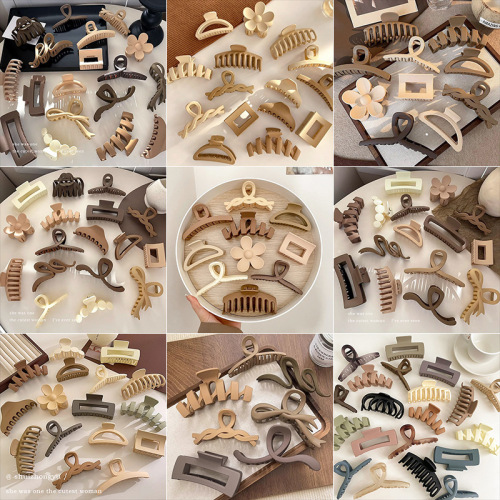 气质简约抓夹大号发量女高级感夹子发夹夏季后脑勺鲨鱼夹发卡头饰