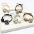 New Milk Tea Color Hair Rope Hand Knotted Rubber Band Coffee Brown Hair Ring Mori Temperament Horsetail Headwear