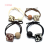 New Milk Tea Color Hair Rope Hand Knotted Rubber Band Coffee Brown Hair Ring Mori Temperament Horsetail Headwear