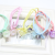 Korean Style Candy Color Mesh Bow Hair Band Small Fresh Crystal Ribbon Rubber Band Cute Headwear Wholesale