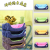 New Cartoon Pet Bed Candy Color Square Pet Supplies Teddy/Pomeranian Small and Medium Sized Kennel Pet Mat