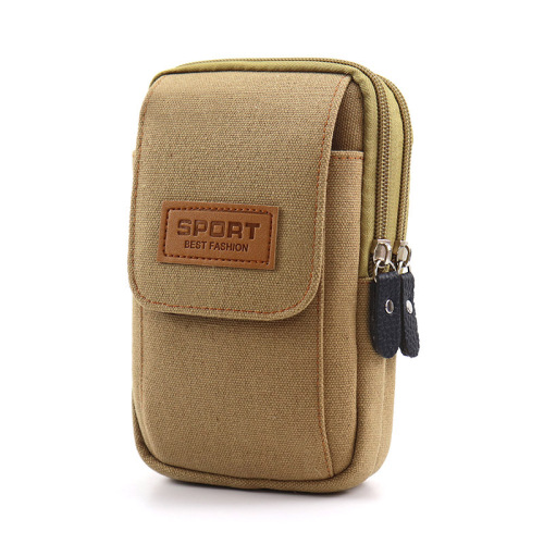 便携老人防丢农民工腰部挂腰斜挎腰间休闲手机包腰包男工作腰包男