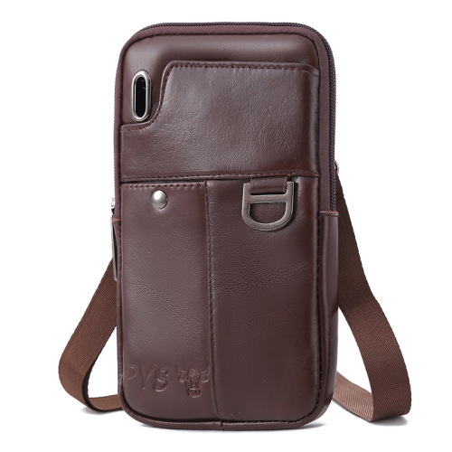 源头厂家男士新款手机腰包斜挎零钱包可放烟盒挂钥匙穿皮带小挎包