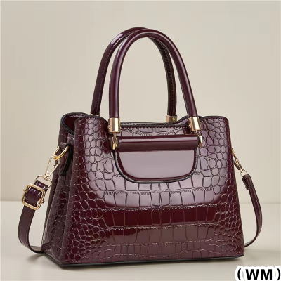 Yiding Bag Light Luxury High-Grade Middle-Aged Women's Bag Fashionable All-Match Handbag