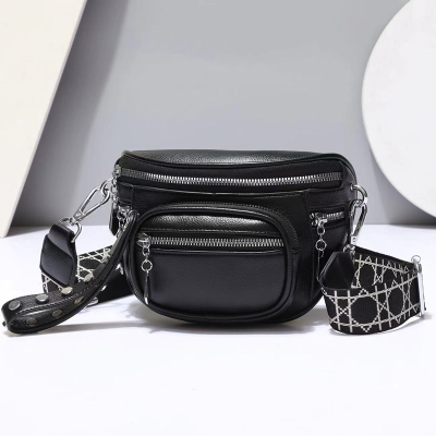 Yiding Bag Chest New Fashion Messenger Bag All-Matching Wide Shoulder Strap Fashion Casual Bag