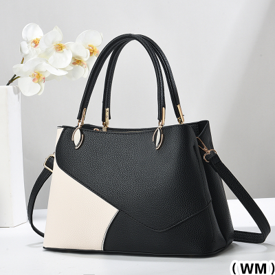 Yiding Bag Color Matching Large Capacity Shoulder Messenger Bag Fashion Handbag