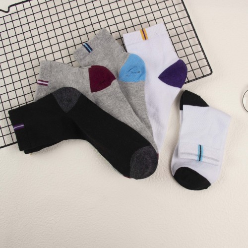 socks men‘s two-bar mid-calf socks summer breathable mid-calf socks spring and summer four seasons men‘s socks sports deodorant mid-calf socks