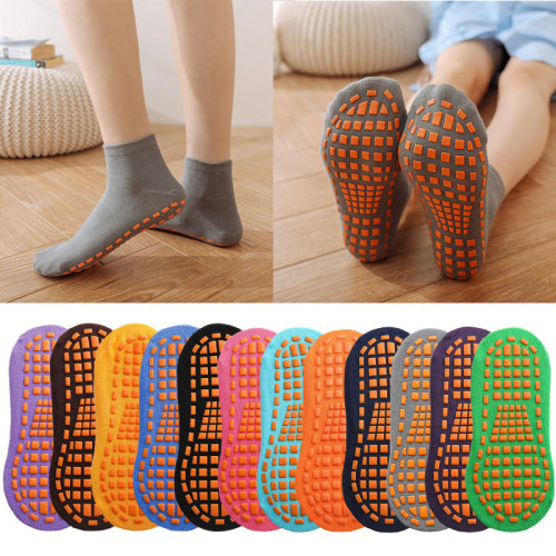 factory direct non-slip floor socks pure cotton yoga trampoline socks sole dispensing parent-child early education sports socks wholesale