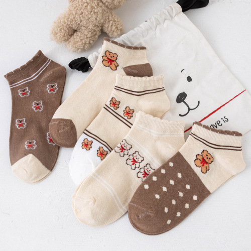 Spring and Summer Socks Women‘s Boat Socks Socks Low Cut Four Seasons Low Top Sports Breathable Sweat Absorbing Street Vendor Stocks Cheap Socks Wholesale