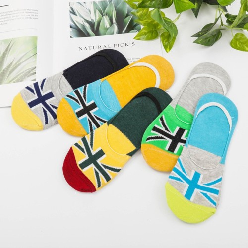 spring and summer sports cotton socks popular low-cut non-slip rice-shaped socks spring and summer socks invisible socks ankle socks silicone socks