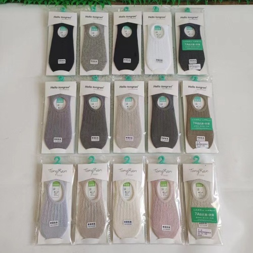 新款男女船袜春夏薄款透气棉浅口隐形袜子不掉跟短款运动棉袜